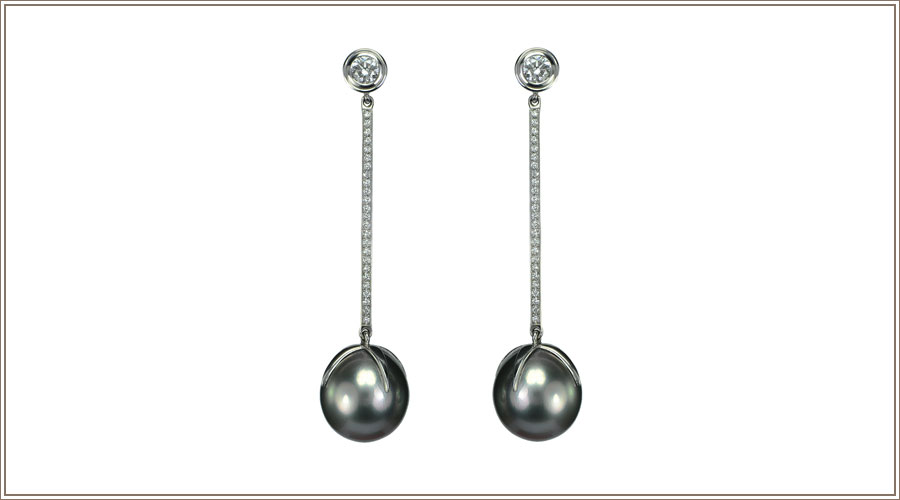 Bernhard Grassl Juwelier München Ohrschmuck Perlkrallen