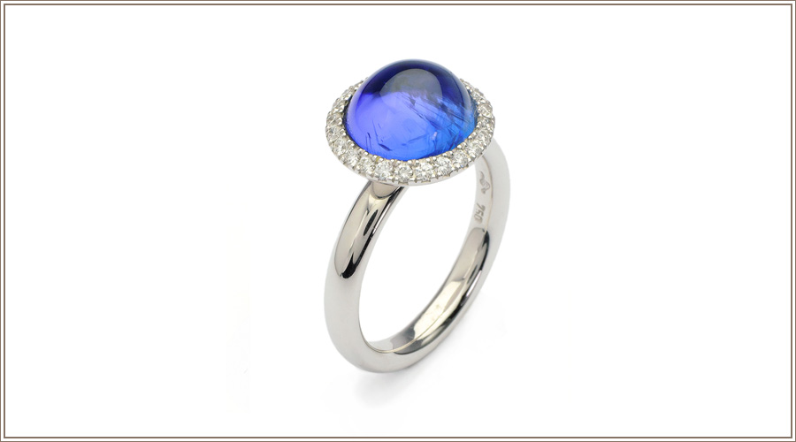 Bernhard Grassl Juwelier München Ringe Tansanit Prinzessin